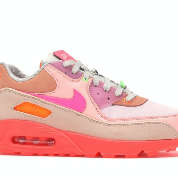 nike air max 90 platinum crimson bright purple